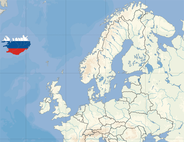 ロシア色に染まったアイスランド