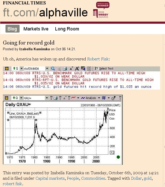 FT Alphaville » Blog Archive » Going for record gold